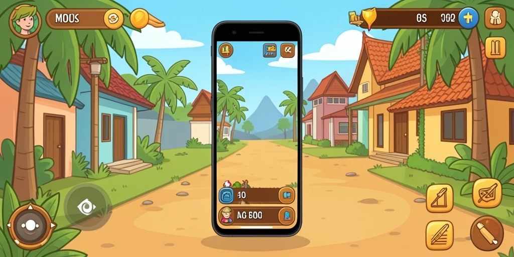 Screenshot menunjukkan tampilan awal dengan berbagai tema slot menarik.
