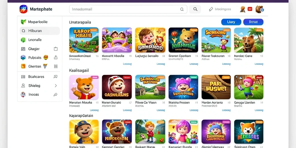 Tampilan antarmuka yang menarik dan modern.