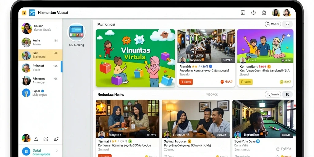 Tampilan antarmuka pengguna yang menarik.