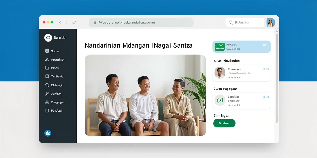 Tampilan antarmuka aplikasi yang menarik dan user-friendly.