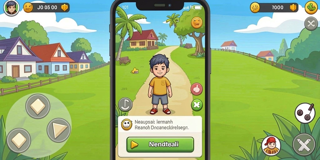 Tampilan awal yang menarik dan mudah dinavigasi.