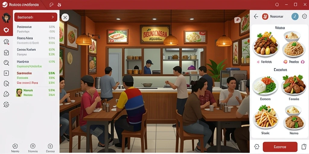 Tampilan antarmuka yang ramah pengguna.