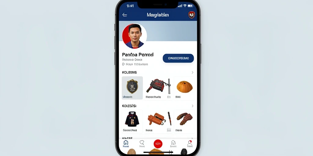 Tampilan antarmuka yang modern dan mudah dinavigasi.