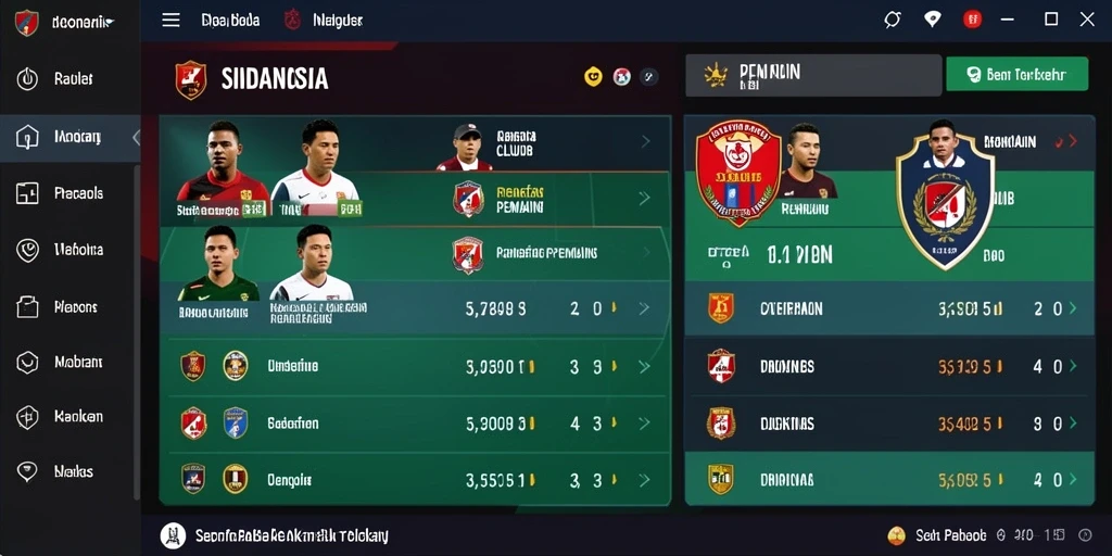 Tampilan antarmuka yang menarik dan menarik perhatian.