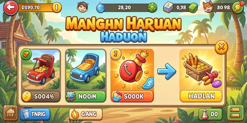 Tampilan antarmuka pengguna yang menarik.