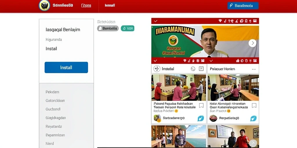 Tampilan antarmuka yang mudah digunakan.