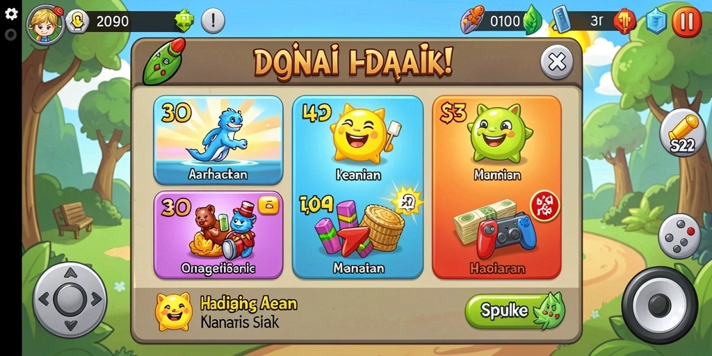 Tampilan antarmuka yang user-friendly.