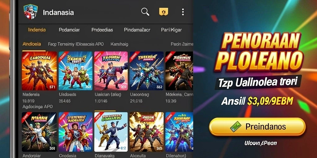 Tangkap layar tampilan antarmuka pengguna yang menarik.