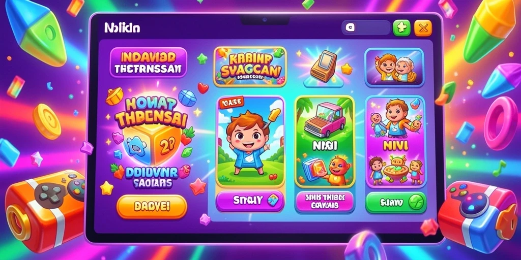 Screenshot aplikasi memperlihatkan antarmuka pengguna yang menarik.