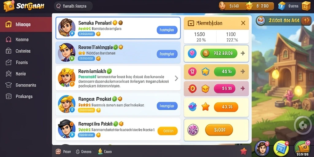 Tampilan antarmuka yang intuitif dan mudah dipahami.