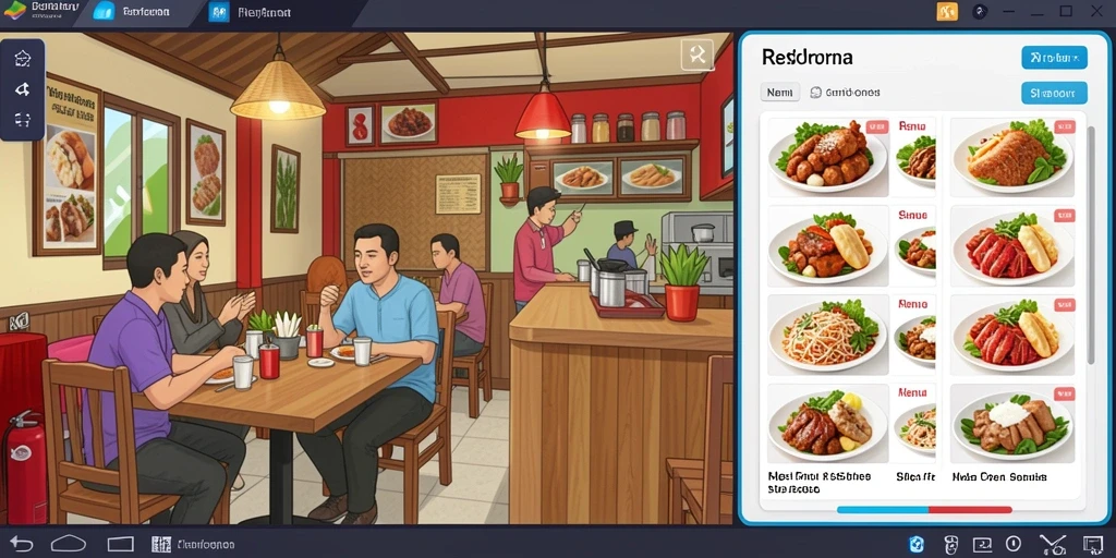 Tampilan antarmuka yang modern dan menarik.