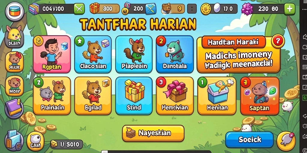 Tampilan antarmuka aplikasi yang menarik dan mudah digunakan.