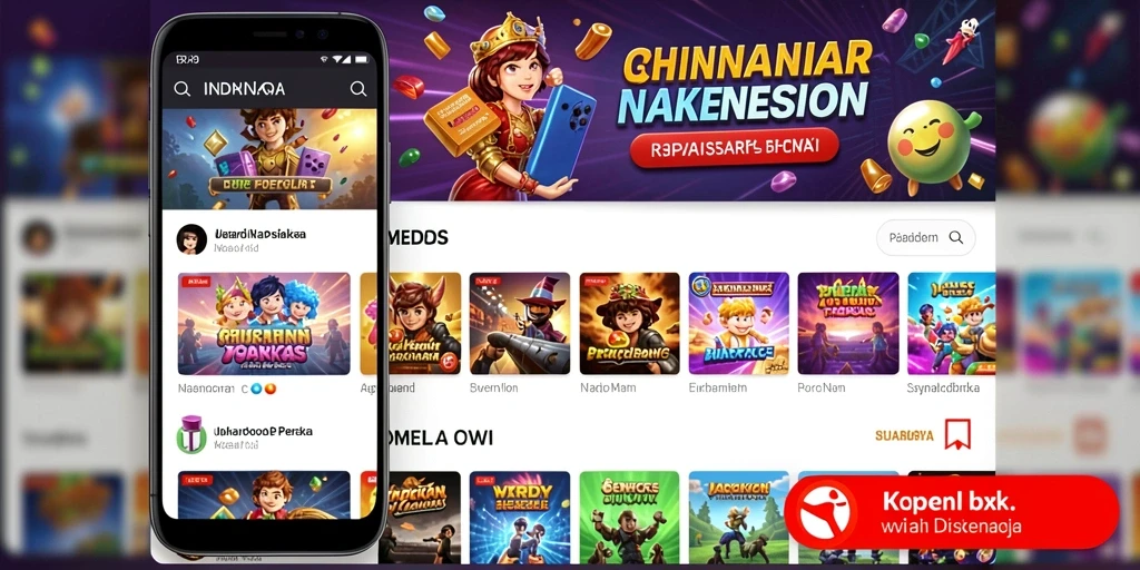 Tampilan utama aplikasi VC55 dengan berbagai pilihan permainan.
