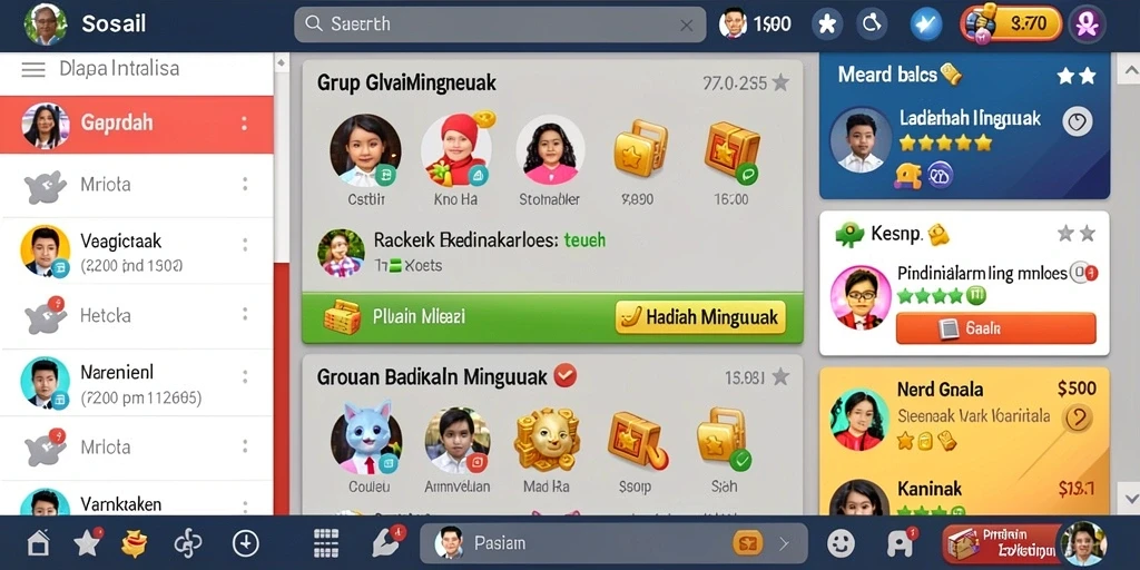 Tampilan antarmuka yang menarik dan mudah digunakan.